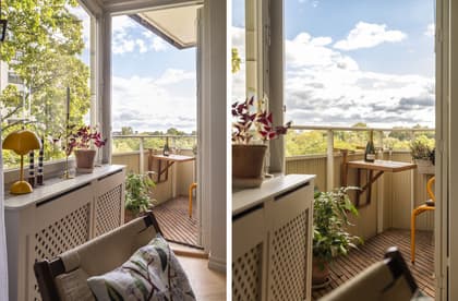 Balkong eller utsiktsbild