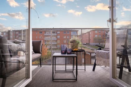 Balkong eller utsiktsbild