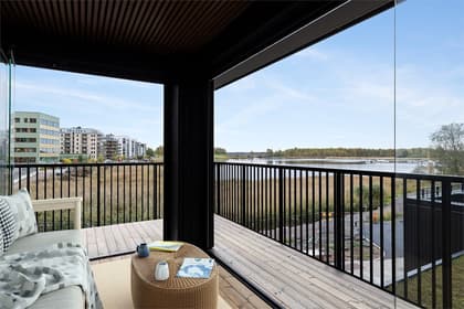 Balkong eller utsiktsbild