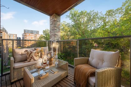 Balkong eller utsiktsbild