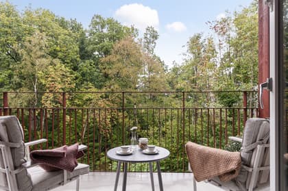 Balkong eller utsiktsbild