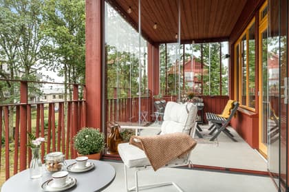 Balkong eller utsiktsbild