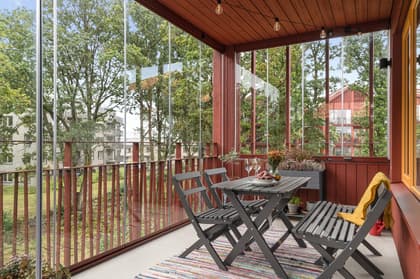 Balkong eller utsiktsbild