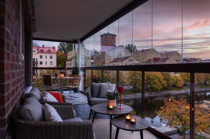 Balkong eller utsiktsbild