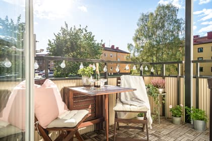 Balkong eller utsiktsbild