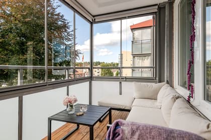 Balkong eller utsiktsbild