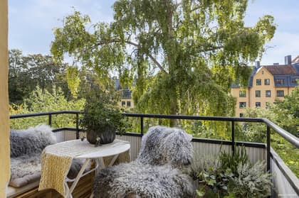 Balkong eller utsiktsbild