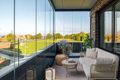 Balkong eller utsiktsbild