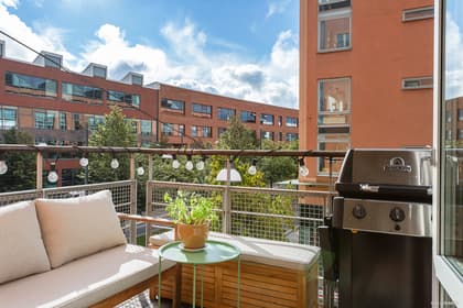 Balkong eller utsiktsbild