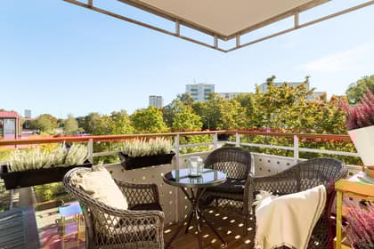 Balkong eller utsiktsbild