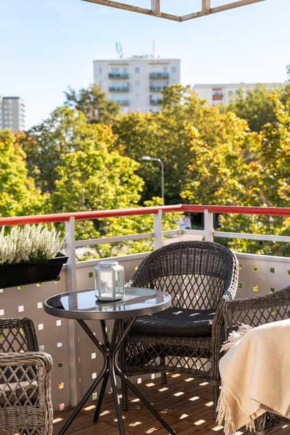 Balkong eller utsiktsbild