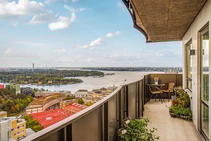 Balkong eller utsiktsbild