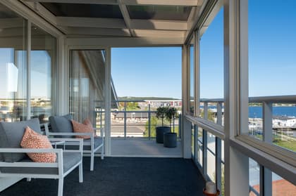 Balkong eller utsiktsbild