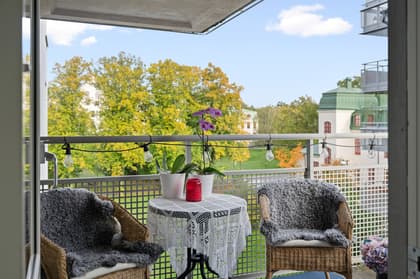 Balkong eller utsiktsbild