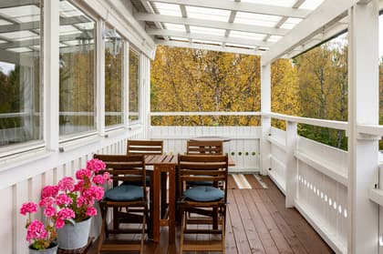 Balkong eller utsiktsbild