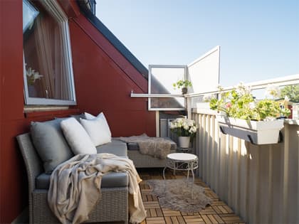 Balkong eller utsiktsbild