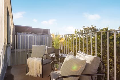 Balkong eller utsiktsbild