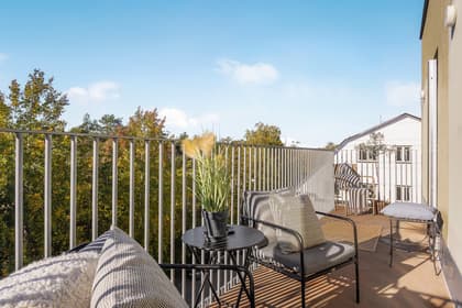 Balkong eller utsiktsbild