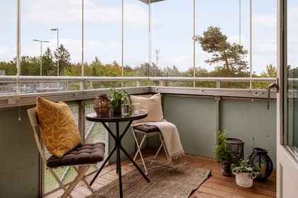 Balkong eller utsiktsbild