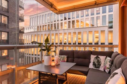 Balkong eller utsiktsbild