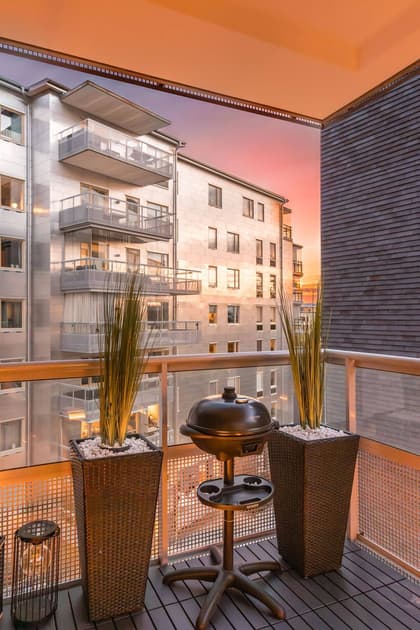 Balkong eller utsiktsbild