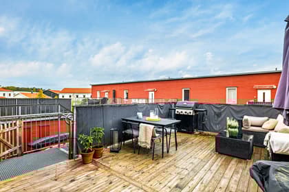 Balkong eller utsiktsbild