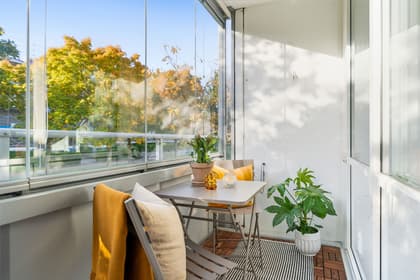 Balkong eller utsiktsbild