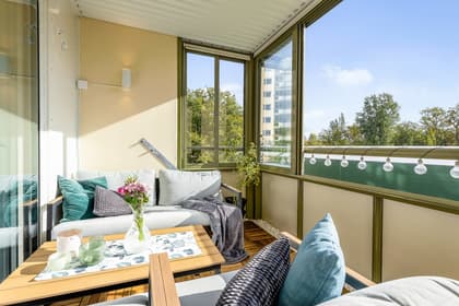 Balkong eller utsiktsbild