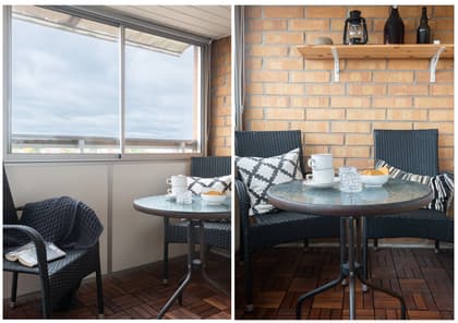 Balkong eller utsiktsbild