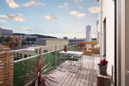 Balkong eller utsiktsbild