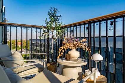 Balkong eller utsiktsbild