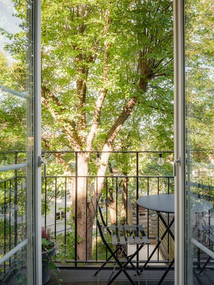 Balkong eller utsiktsbild