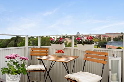 Balkong eller utsiktsbild