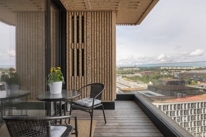 Balkong eller utsiktsbild