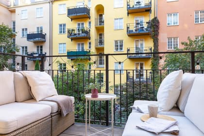 Balkong eller utsiktsbild