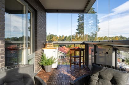 Balkong eller utsiktsbild