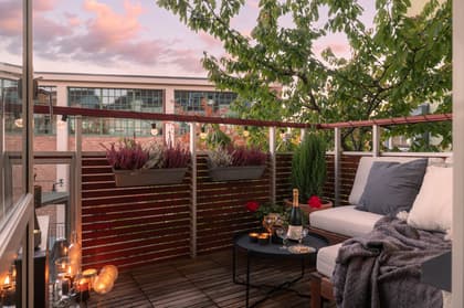 Balkong eller utsiktsbild