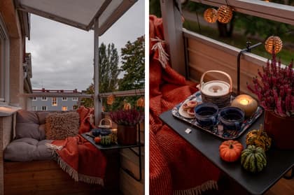 Balkong eller utsiktsbild