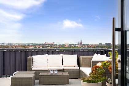 Balkong eller utsiktsbild