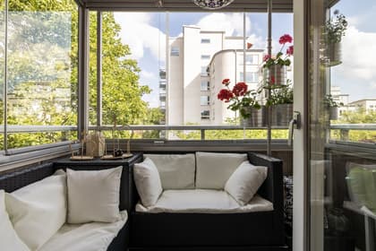 Balkong eller utsiktsbild