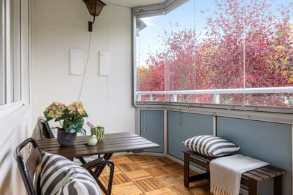 Balkong eller utsiktsbild