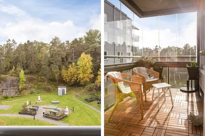 Balkong eller utsiktsbild