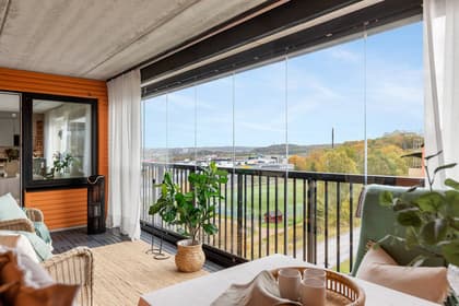 Balkong eller utsiktsbild