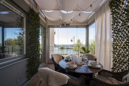 Balkong eller utsiktsbild