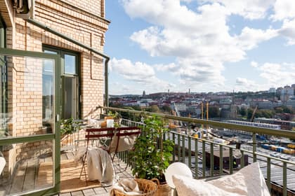 Balkong eller utsiktsbild