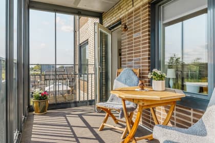 Balkong eller utsiktsbild