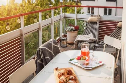 Balkong eller utsiktsbild