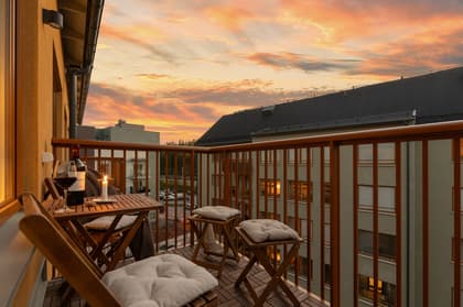 Balkong eller utsiktsbild