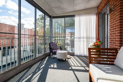 Balkong eller utsiktsbild