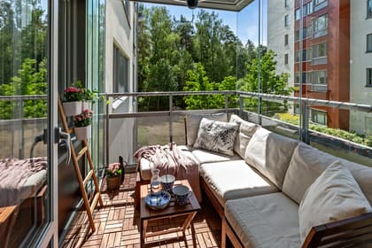 Balkong eller utsiktsbild